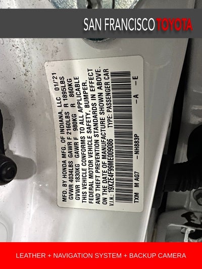 2021 Honda Insight Touring