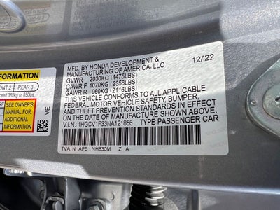 2022 Honda Accord Sport