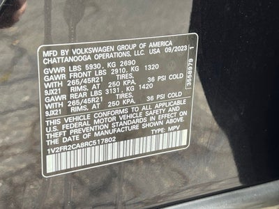 2024 Volkswagen Atlas 2.0T SEL Premium R-Line