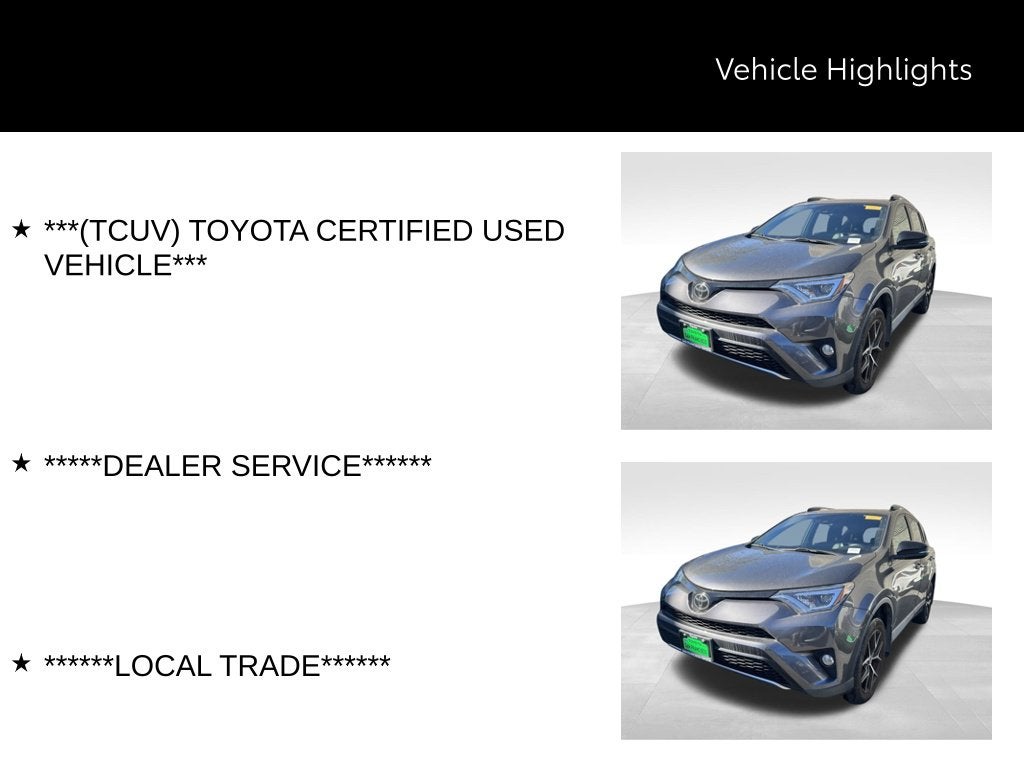 2017 Toyota RAV4 SE