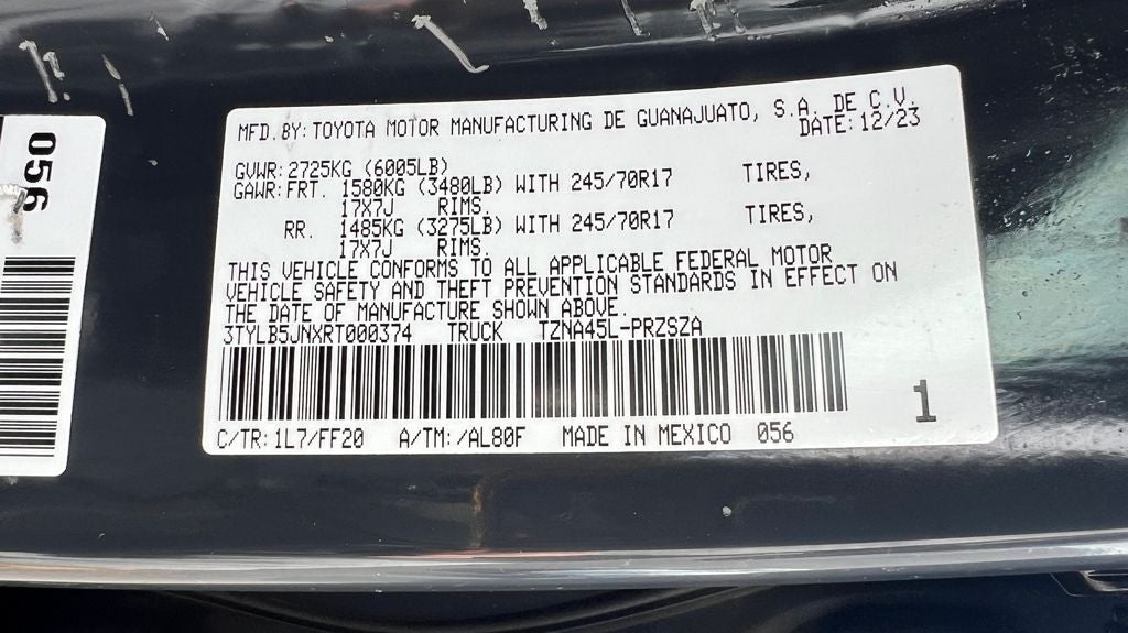 2024 Toyota Tacoma SR5