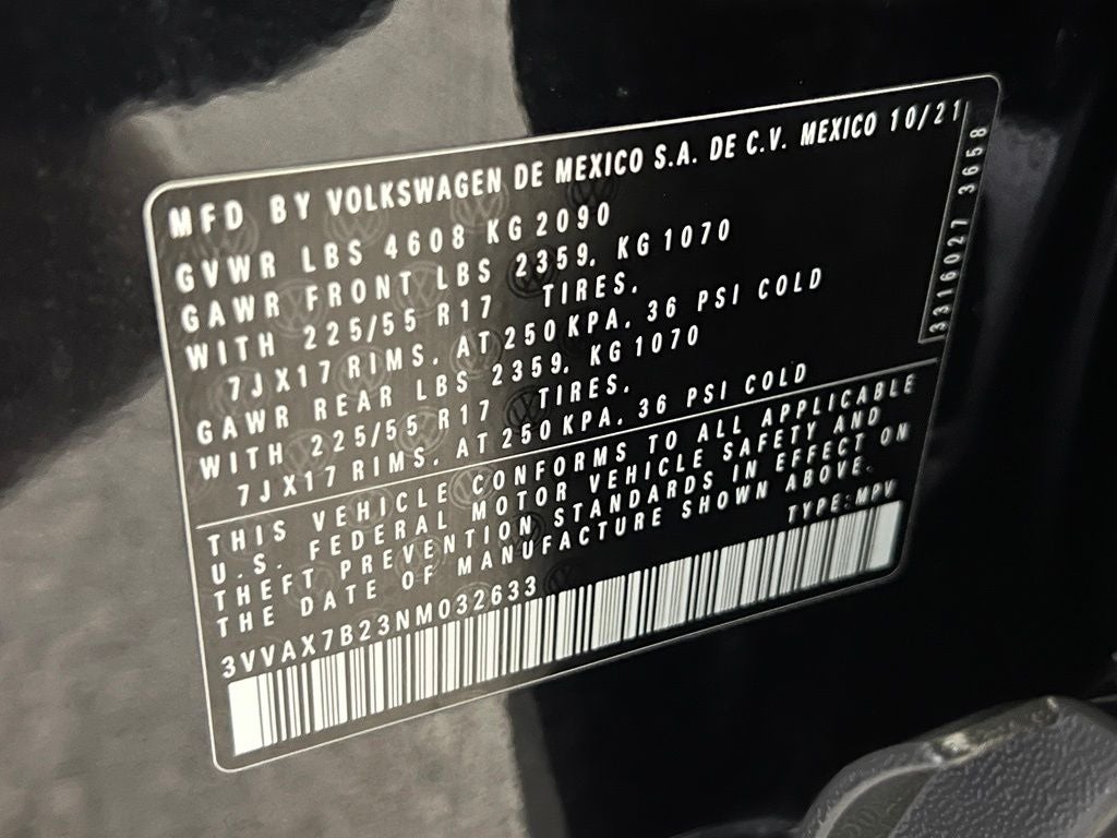 2022 Volkswagen Taos 1.5T S