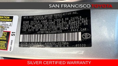 2018 Toyota Camry LE