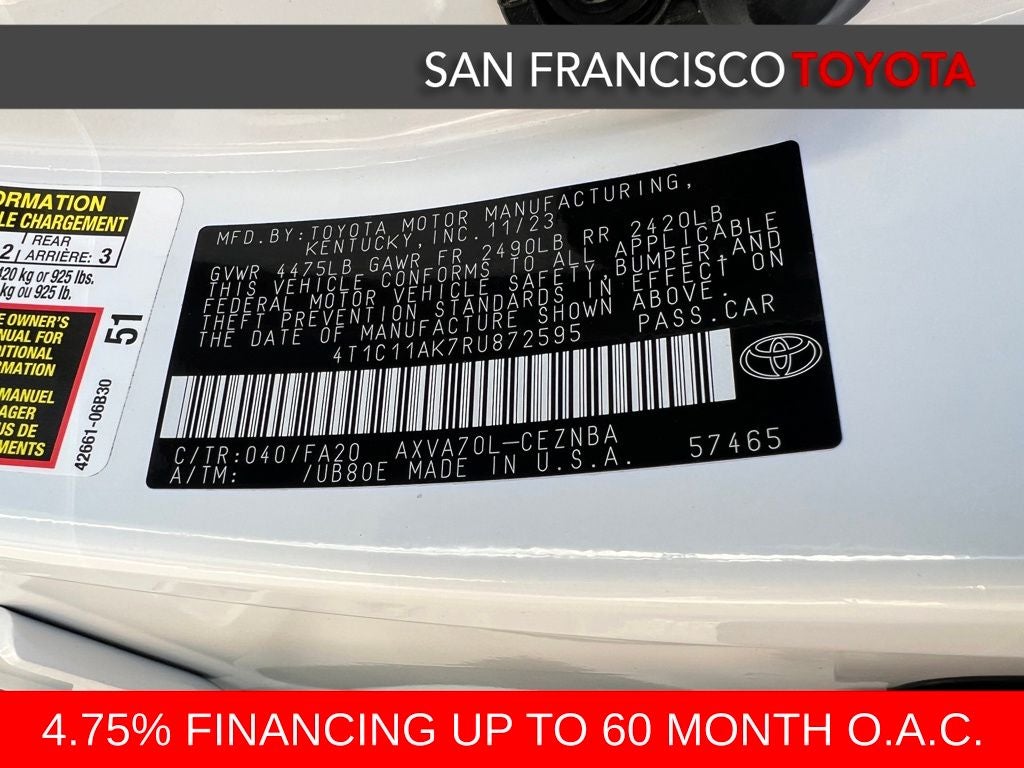 2024 Toyota Camry LE