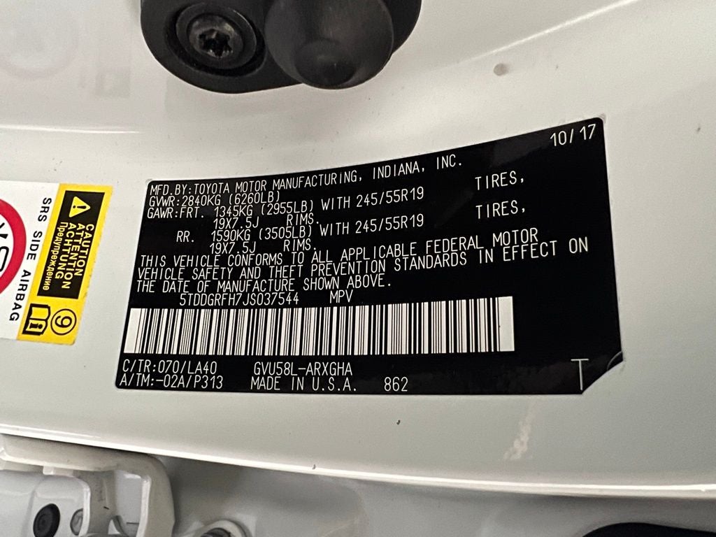 2018 Toyota Highlander Hybrid Limited