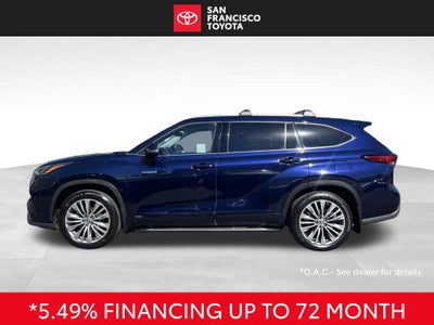 2021 Toyota Highlander Hybrid Platinum