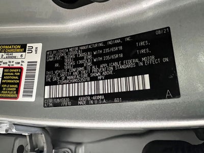 2021 Toyota Highlander Hybrid XLE