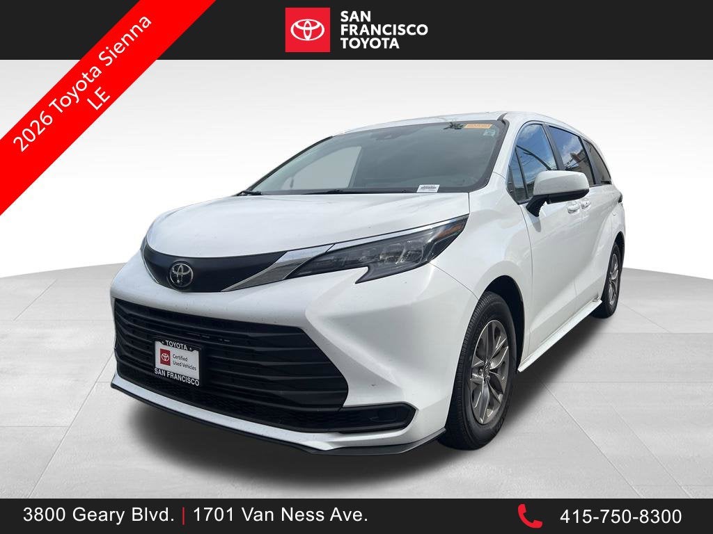 2026 Toyota Sienna LE 8 Passenger