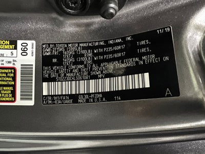 2020 Toyota Sienna L 7 Passenger