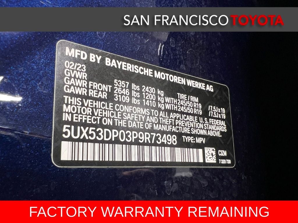 2023 BMW X3 xDrive30i