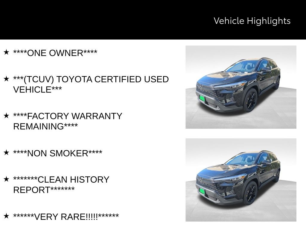 2026 Toyota Corolla Cross Hybrid XSE