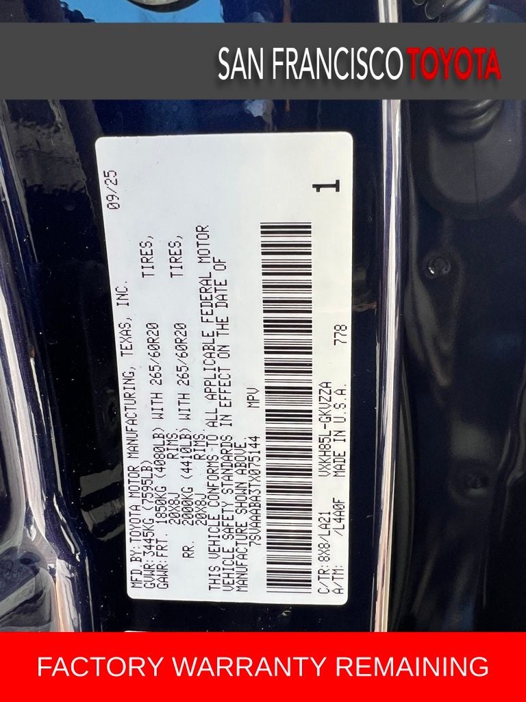 2026 Toyota Sequoia Platinum