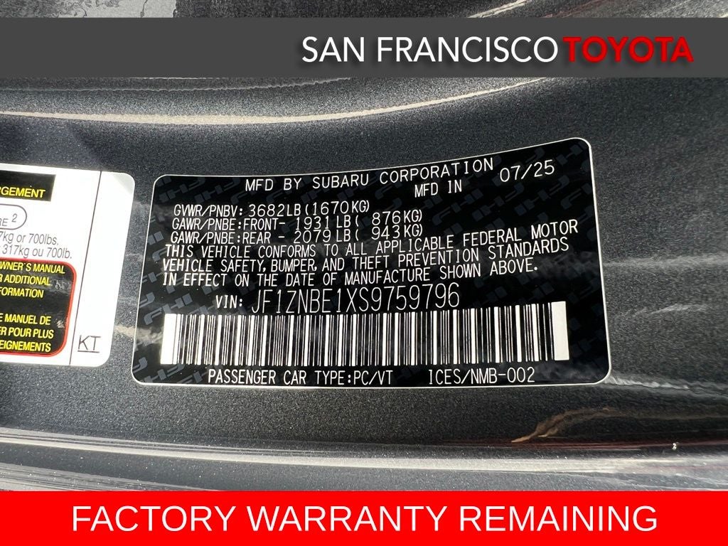 2025 Toyota GR86 Premium