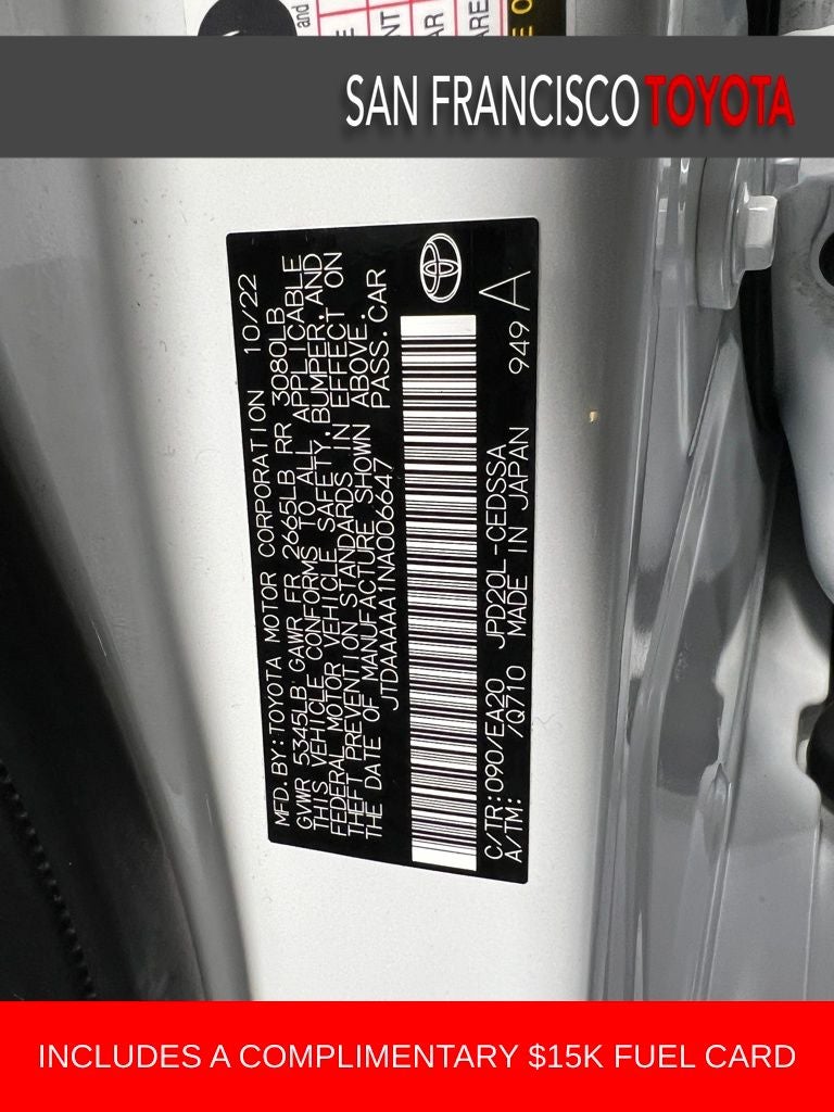 2022 Toyota Mirai XLE