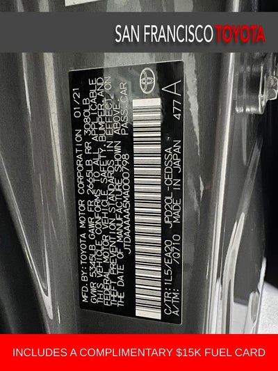 2021 Toyota Mirai XLE