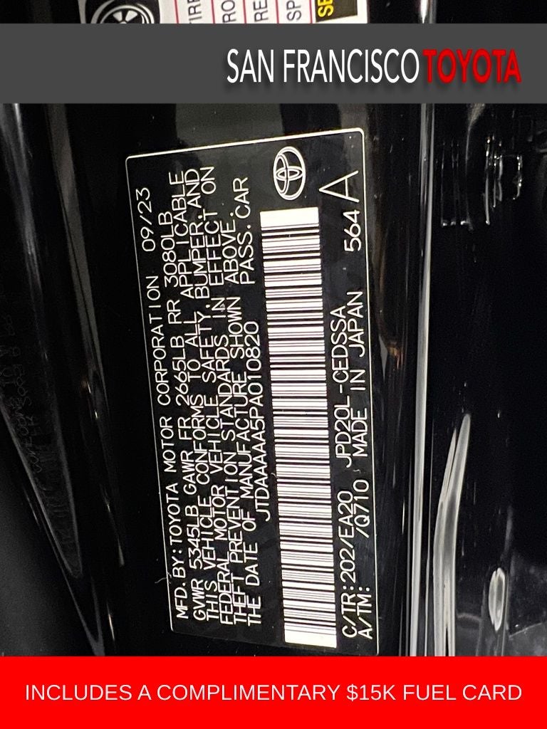 2023 Toyota Mirai XLE