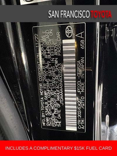 2022 Toyota Mirai XLE