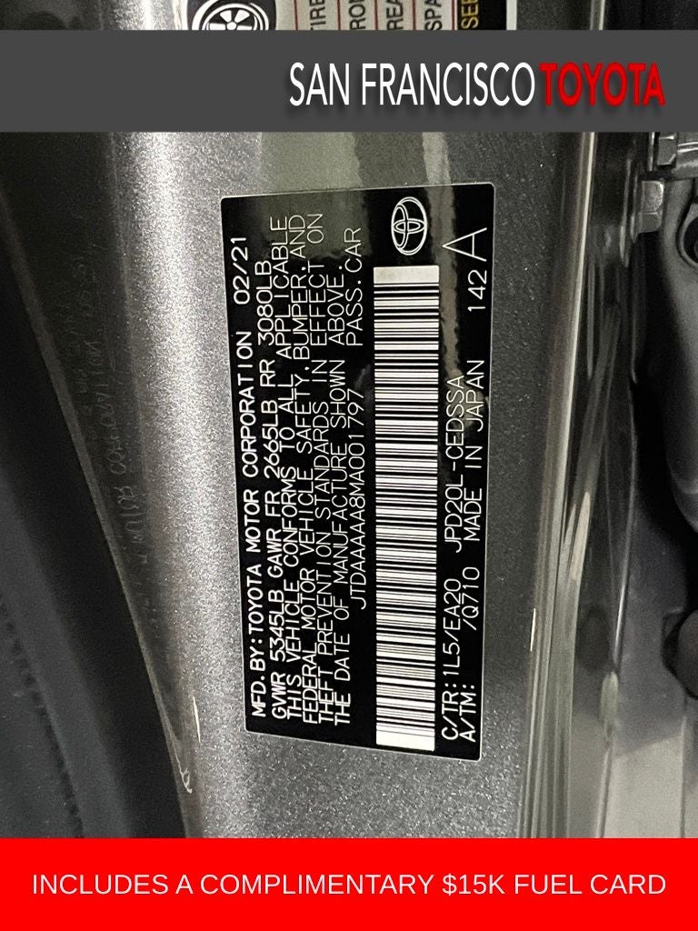 2021 Toyota Mirai XLE