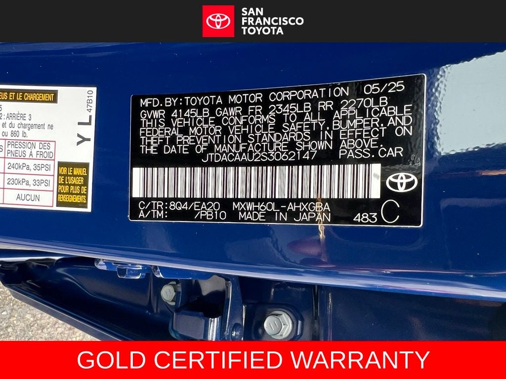 2025 Toyota Prius XLE