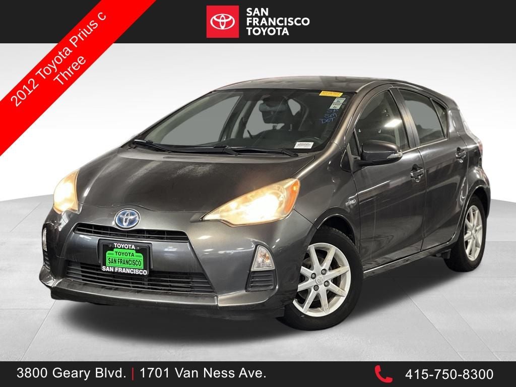 2012 Toyota Prius c Three