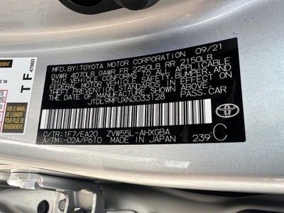 2022 Toyota Prius Base