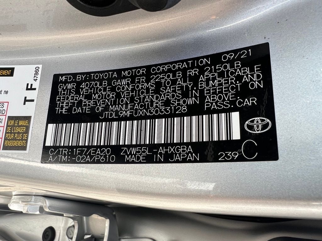 2022 Toyota Prius Base