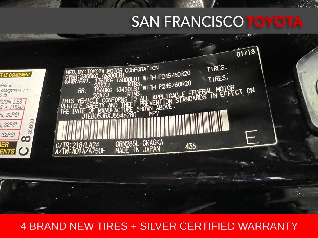 2018 Toyota 4Runner Limited