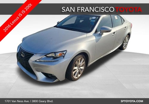 2016 Lexus IS 200t