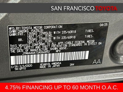 2025 Toyota bZ4X XLE