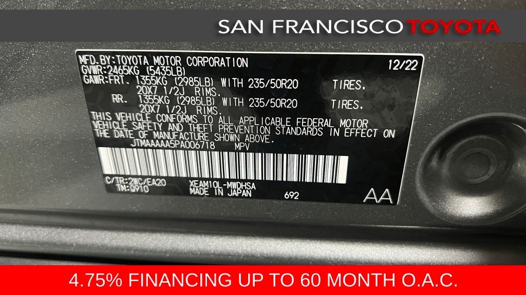 2023 Toyota bZ4X Limited