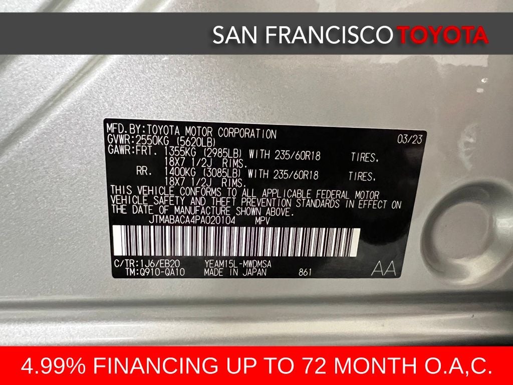 2023 Toyota bZ4X XLE