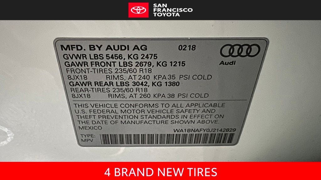 2018 Audi Q5 2.0T Premium Plus quattro