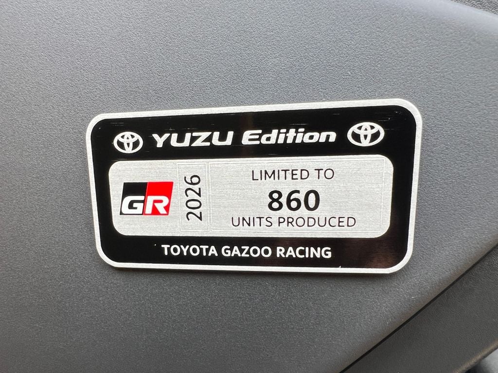 2026 Toyota GR86 Yuzu Edition