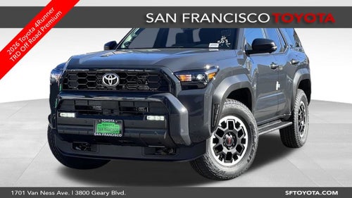 2026 Toyota 4Runner TRD Off-Road Premium