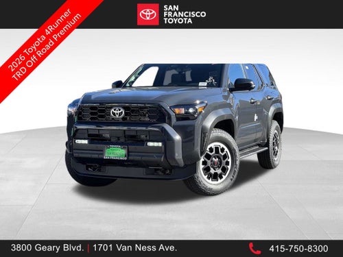 2026 Toyota 4Runner TRD Off-Road Premium