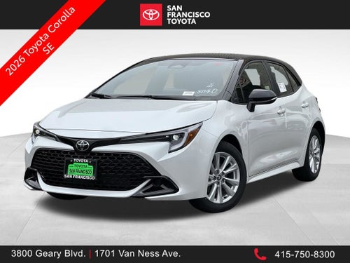 2026 Toyota Corolla Hatchback SE