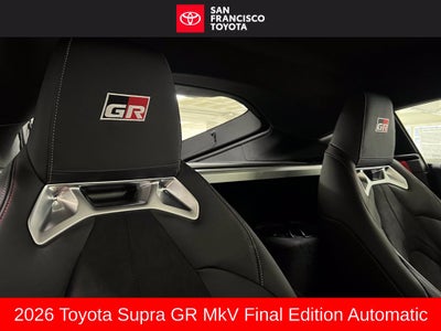 2026 Toyota GR Supra MkV Final Edition