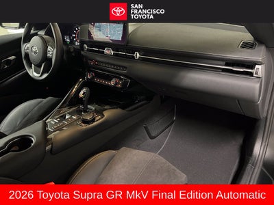 2026 Toyota GR Supra MkV Final Edition