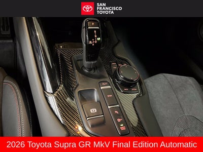 2026 Toyota GR Supra MkV Final Edition