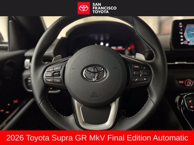 2026 Toyota GR Supra MkV Final Edition