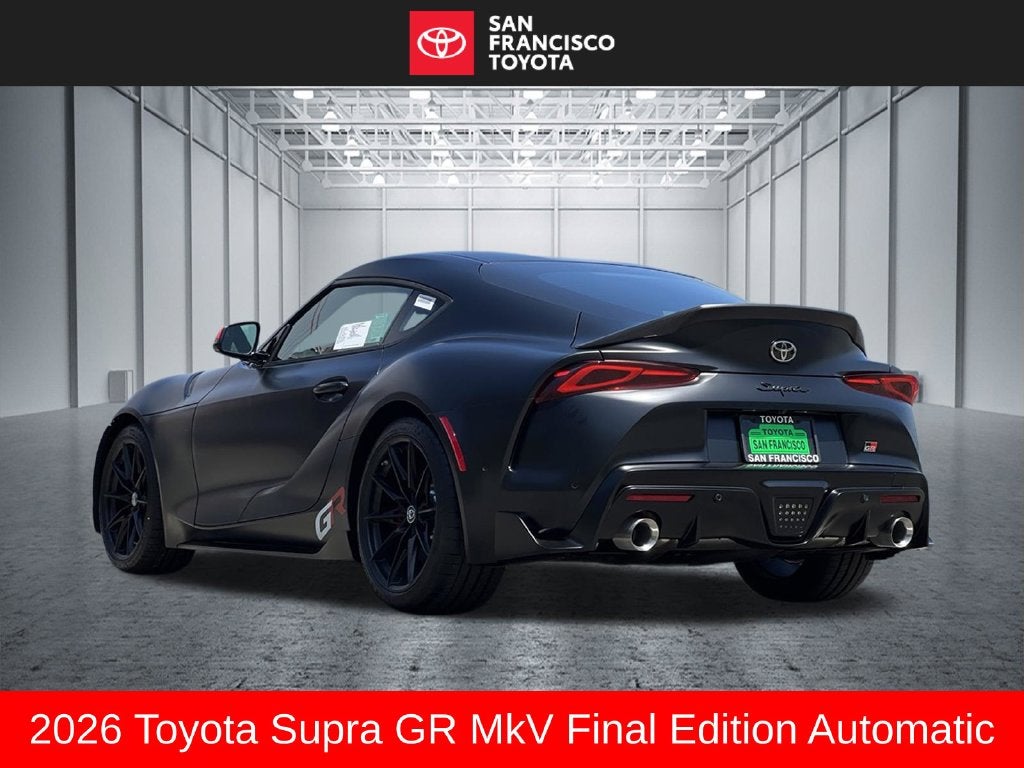 2026 Toyota GR Supra MkV Final Edition