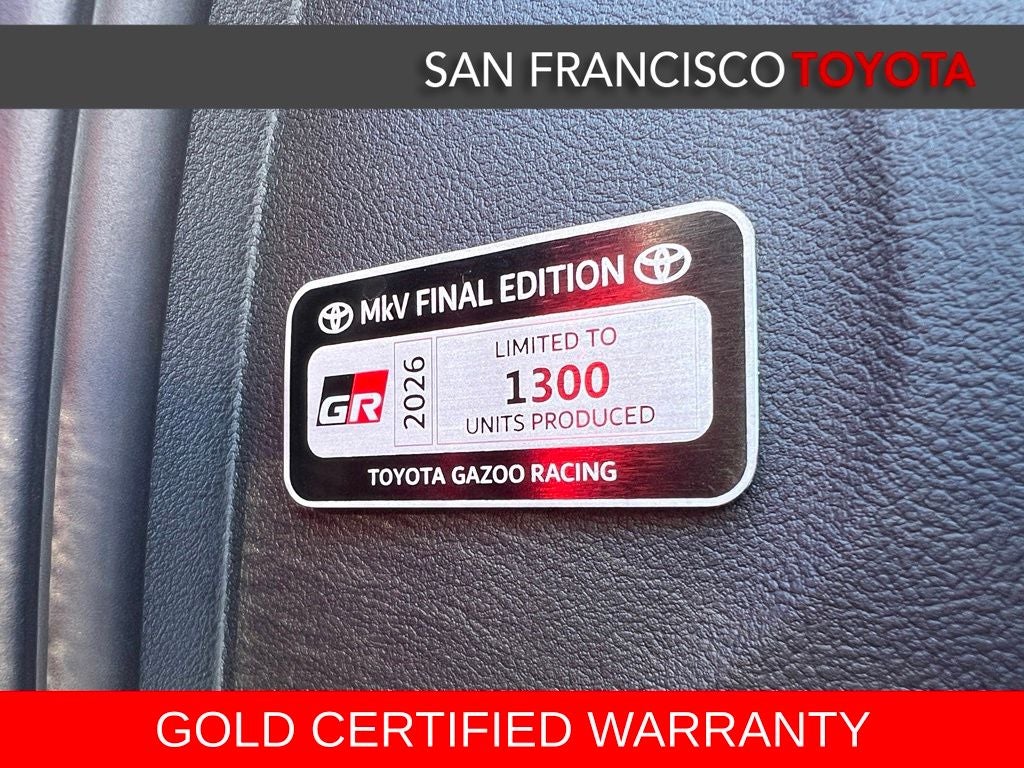 2026 Toyota GR Supra MkV Final Edition