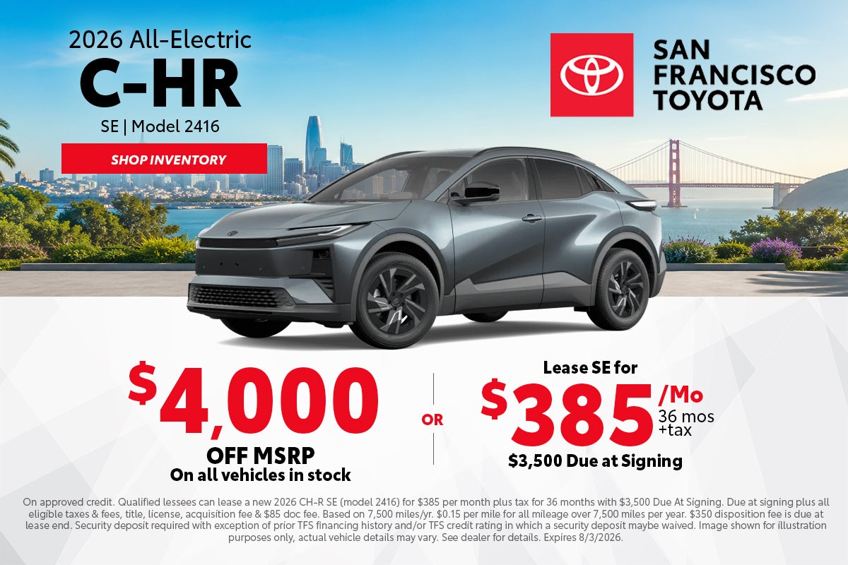 2026 Toyota All Electric C-HR