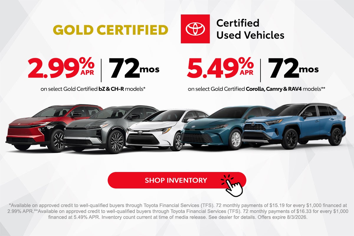 Certifies used Vehicles