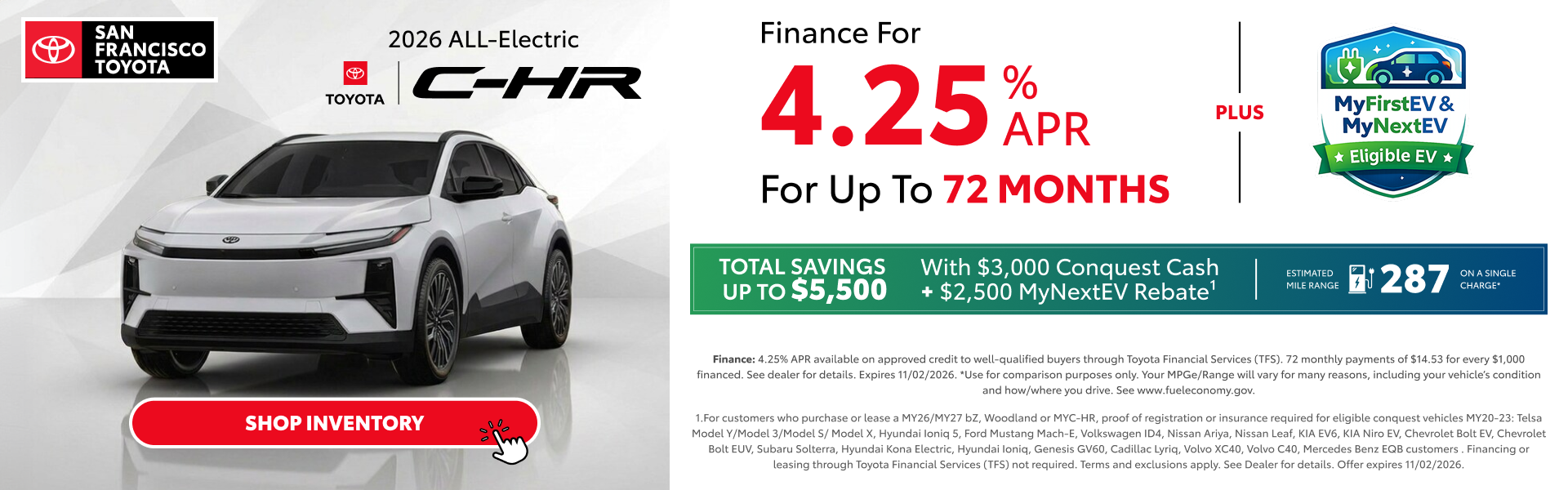 2026 C-HR Offer