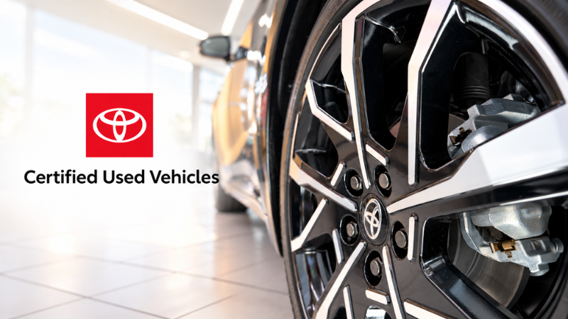 Toyota Certified Used Vehicles at San Francisco Toyota
