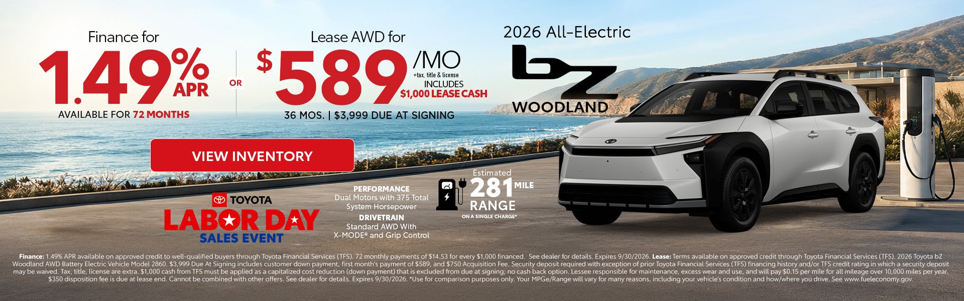 2026 bZ Woodland