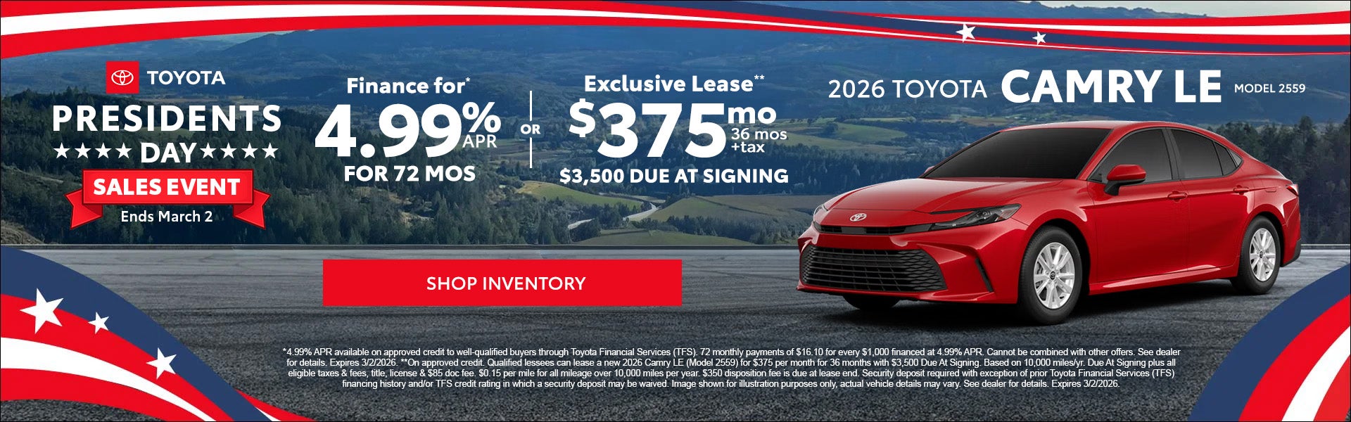 2026 Toyota Camry LE