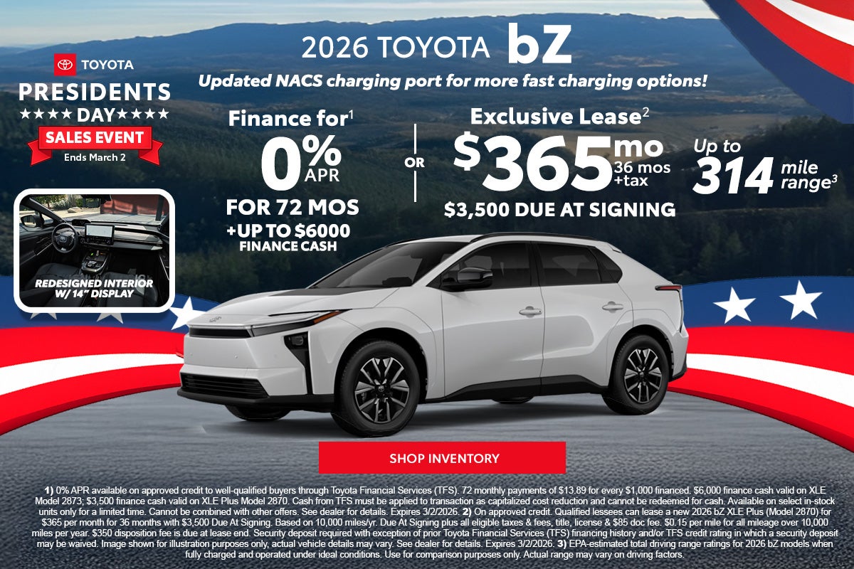 2026 Toyota bZ
