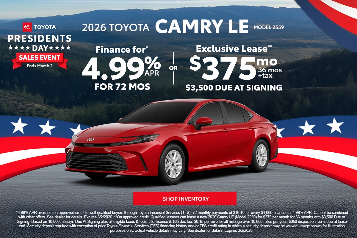 2026 Toyota Camry LE 